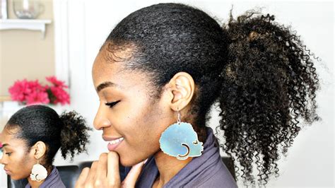 The Top 24 Ideas About Ponytail Hairstyles For Natural Hair Home