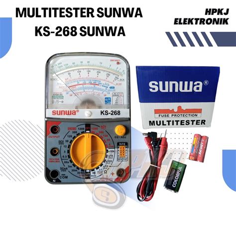 Jual Multitester Analog SUNWA KS 268 Avometer Multimeter KS 268 SUNWA