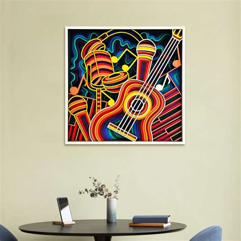 Buy Musical Instruments 3D Multilayer Wall Art by STAGUM