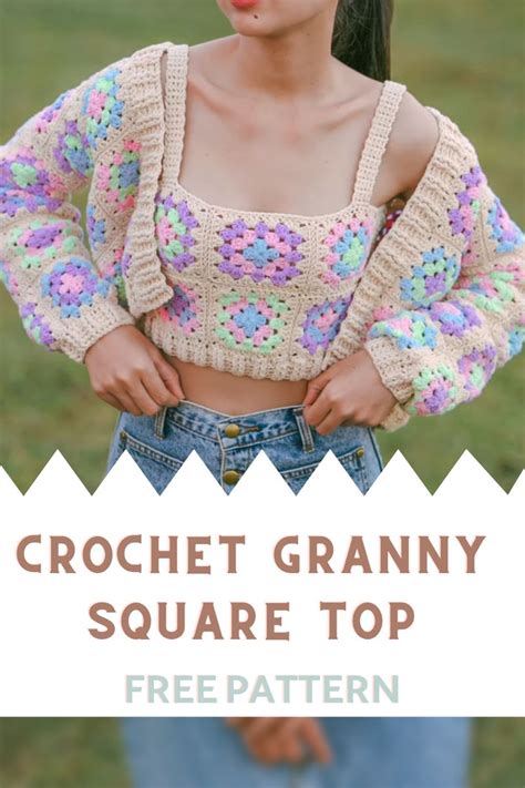 Crochet Granny Square Top Artofit