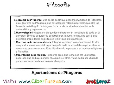 Pit Goras Y Sus Aportaciones Filosof A Cibertareas Hot Sex Picture