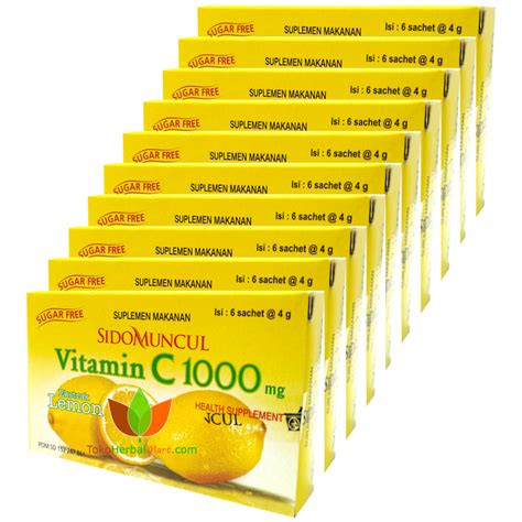 Sido Muncul Vitamin C Isi Sachet Lazada Indonesia