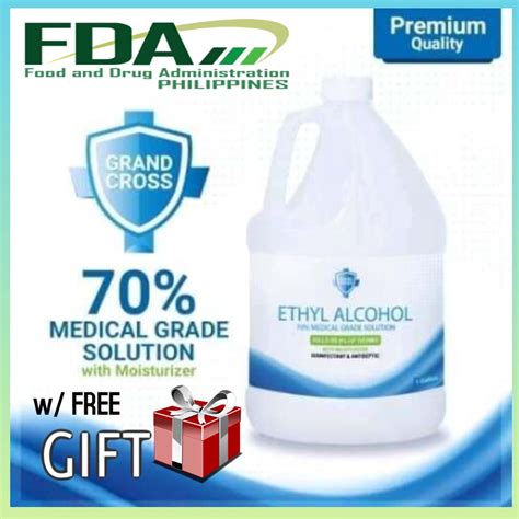 ↂ Grand Cross 70 Ethyl Alcohol 1 Jr Gallon 3 2L Antiseptic