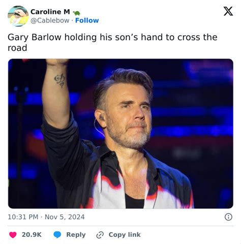 British Star Gary Barlow’s Son Sparks Flood Of Hilarious Memes Over ...