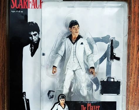 Scarface Tony Montana The Player White Suit Action Figure Mezco Etsy