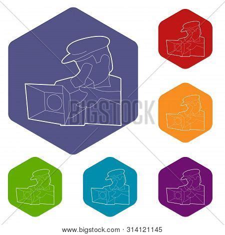 Film Director Icon. Vector & Photo (Free Trial) | Bigstock