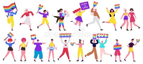 Lgbt Pride Parade Love Parade Lesbian Gay Bisexual And Transgender Community Movement Stock