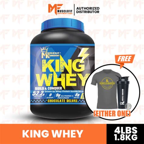 READY STOCK Muscle Kingdom King Whey Protein Isolate Whey 2 Lbs900 G