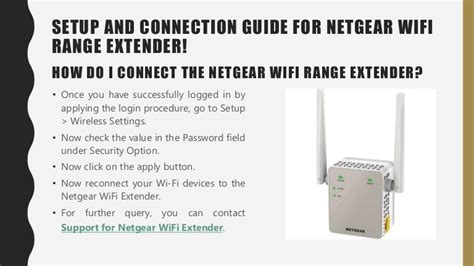 Setup And Connection Guide For Netgear Wifi Range Extender