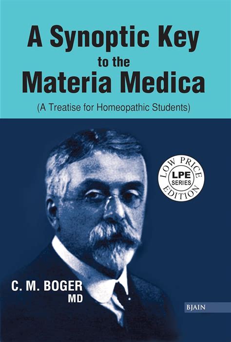 Buy A Synoptic Key To The Materia Medica A Treatise For Homeopathic