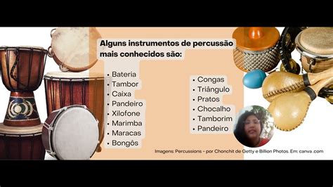 Instrumentos De Percuss O Arte M Sica Ano Fundamental Youtube