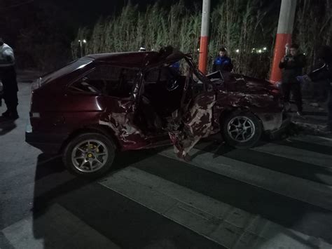 Conducía alcoholizado se cruzó de carril y lo chocó una camioneta su