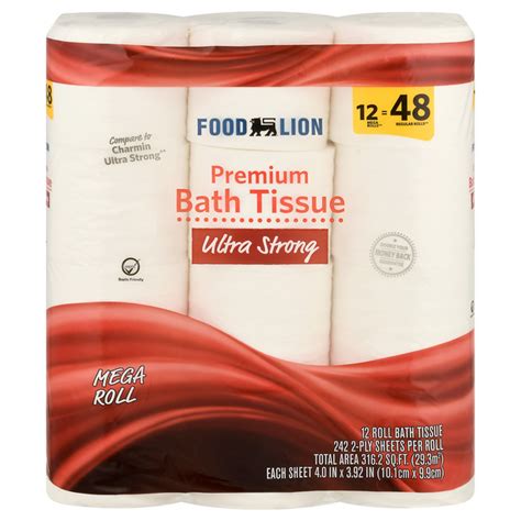 Save On Food Lion Premium Ultra Strong Toilet Paper Mega Roll Ply