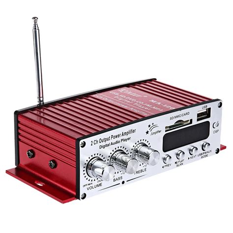 Kinter MA 120 12V HiFi Audio Amplifier Support FM SD USB Input 2 x 20W ...