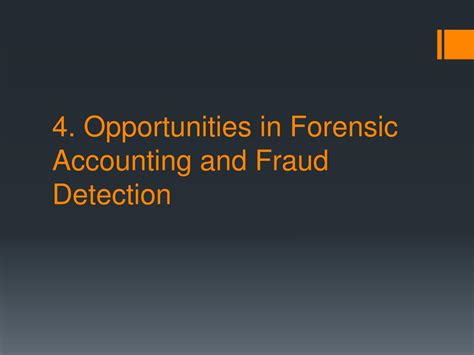 Ppt Forensic Accounting Opportunities In Forensic Accounting