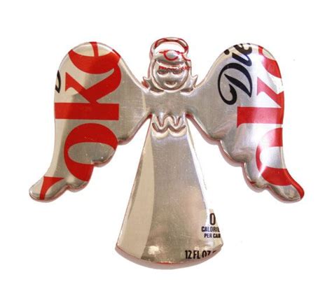 Diet Coke Angel Magnet Or Christmas Ornament Recycled Soda Pop Or