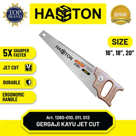 Jual Hasston Gergaji Kayu 18" / Gergaji Belah Pegangan Kayu (1260-118) - Gergaji Belah, 18 inch ...