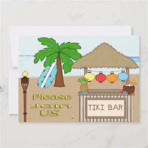 Tiki Party Invitations | Zazzle.com