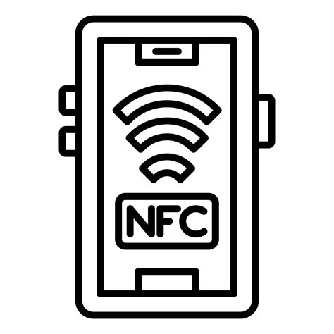 NFC Icon Style 21264675 Vector Art at Vecteezy