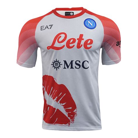 Camiseta Napoli Día de San Valentín 2022 23 Hombre EA7 Versión