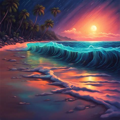 Tropical Sunset Ai Generated Artwork Nightcafe Creator