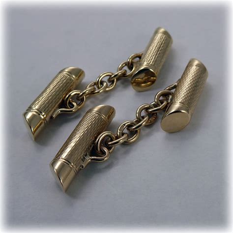 Vintage Solid Gold Cufflinks, hallmarked 1957 | Mr Allan Jewellers