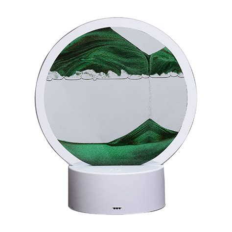 Wemdbd Moving Sand Art In Rotating Hourglass Decoration Art