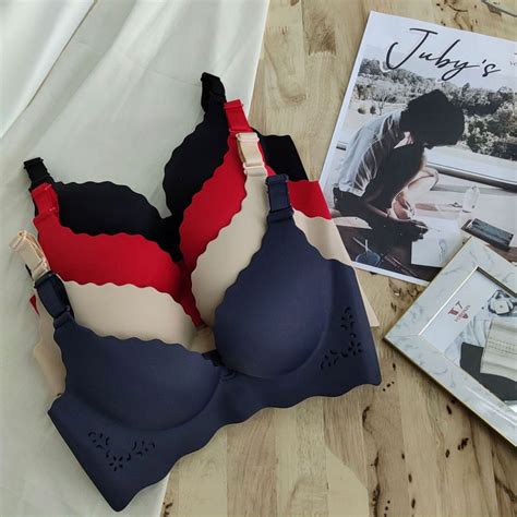 Juby S Women Seamless Hook Push Up Bra Comfort Wire Free Full Coverage Lingerie Bra Baju Dalam