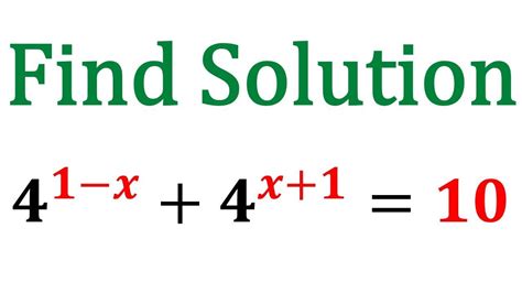 A Very Nice Algebra Exponential Equation Ankitmathmagics YouTube