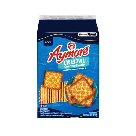 Aymore Bisc Cristal Caramelizado 420g Ipiranga Distribuição