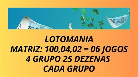 Dezenas Lotomania Grupos Combinados Em Grupos De Dezenas