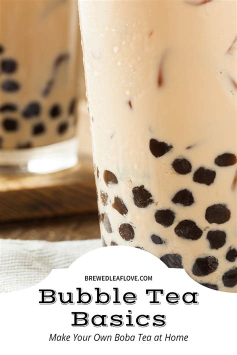 Bubble Tea 101: How To Make Boba Tea At Home | Recipe | Bubble tea ...