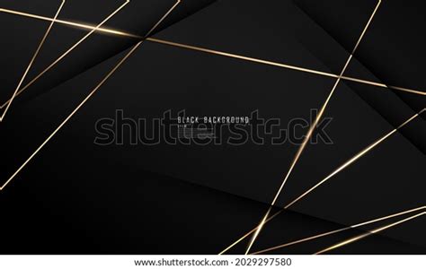 Abstract Black Line Arts Background Luxury Stock Vector (Royalty Free ...