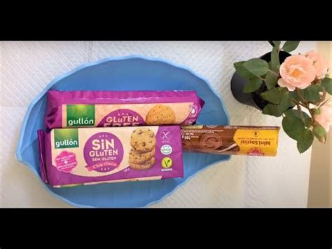 Gluten Free Biscuits Unpacking Gullon SIN Chip Choco Gullon Digestive