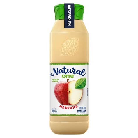 Jugo De Manzana Natural One Ml Walmart