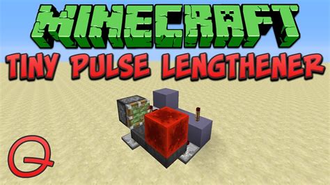 Minecraft Tiny Pulse Lengthener Quick Tutorial YouTube