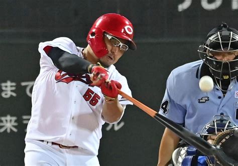 広島の代打男・松山竜平が勝負強さ発揮、体勢崩されながらも引き分けに持ち込む貴重な犠飛：「おっ！」でつながる地元密着のスポーツ応援メディア 西スポweb Otto