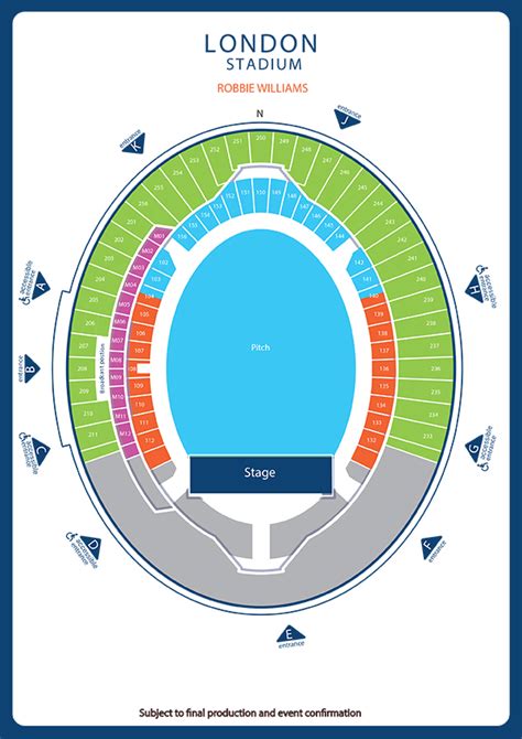 London Stadium Seating Plan Athletics