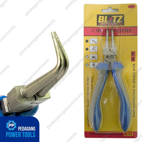 BLITZ TANG SNAP RING BENGKOK TUTUP 7 CIRCLIP SPI INTERNAL BENT PLIER