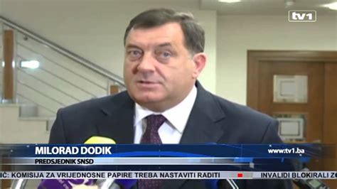 Dodik O Sastanku U Briselu Youtube