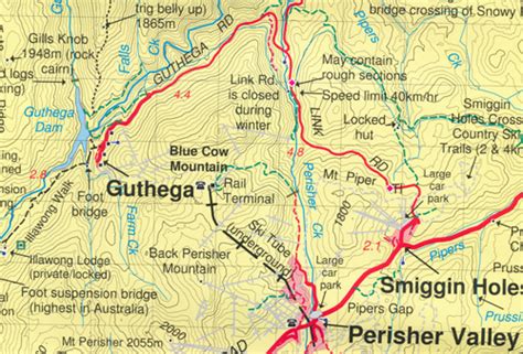 Kosciuszko National Park Map Rooftop Edition 2 - Maps, Books & Travel ...