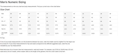 Nike Size Guide