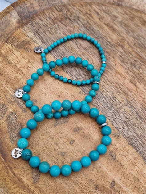 Bracelet En Turquoise Larondedespierres