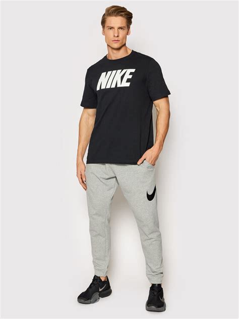 Nike Spodnie Dresowe Dri Fit Cu Szary Standard Fit Modivo Pl