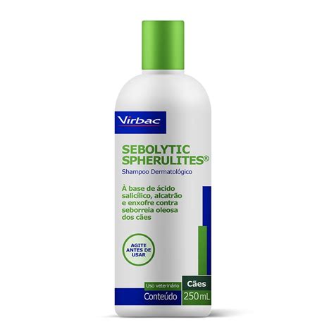 Sebolytic Sis Shampoo 250 mL Para Cães Virbac Empório dos Animais