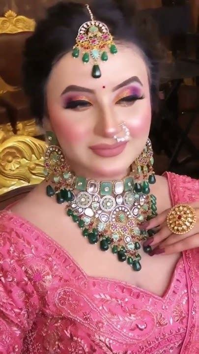 Bridal Lengha Makeup Fashion Style Shorts Youtube Youtubeshorts