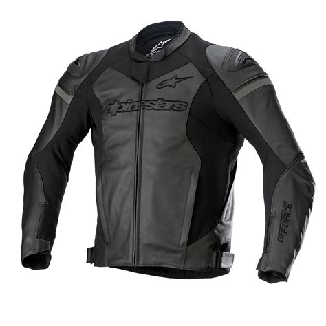 Alpinestars Gp Force Leather Jacket Black Black Oxford Products