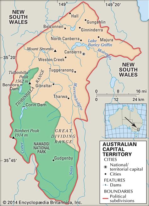 Australian Capital Territory Act Flag Facts Maps And Points Of