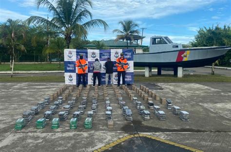 Armada de Colombia incauta cargamento de cocaína avaluado en 14