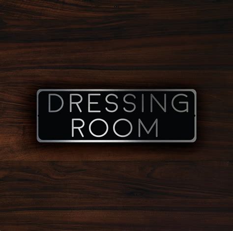 DRESSING ROOM SIGN